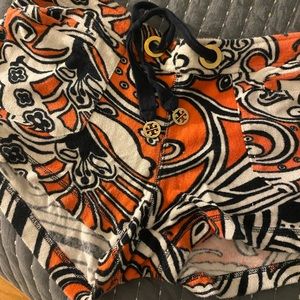 Tory Burch terry cloth shorts.